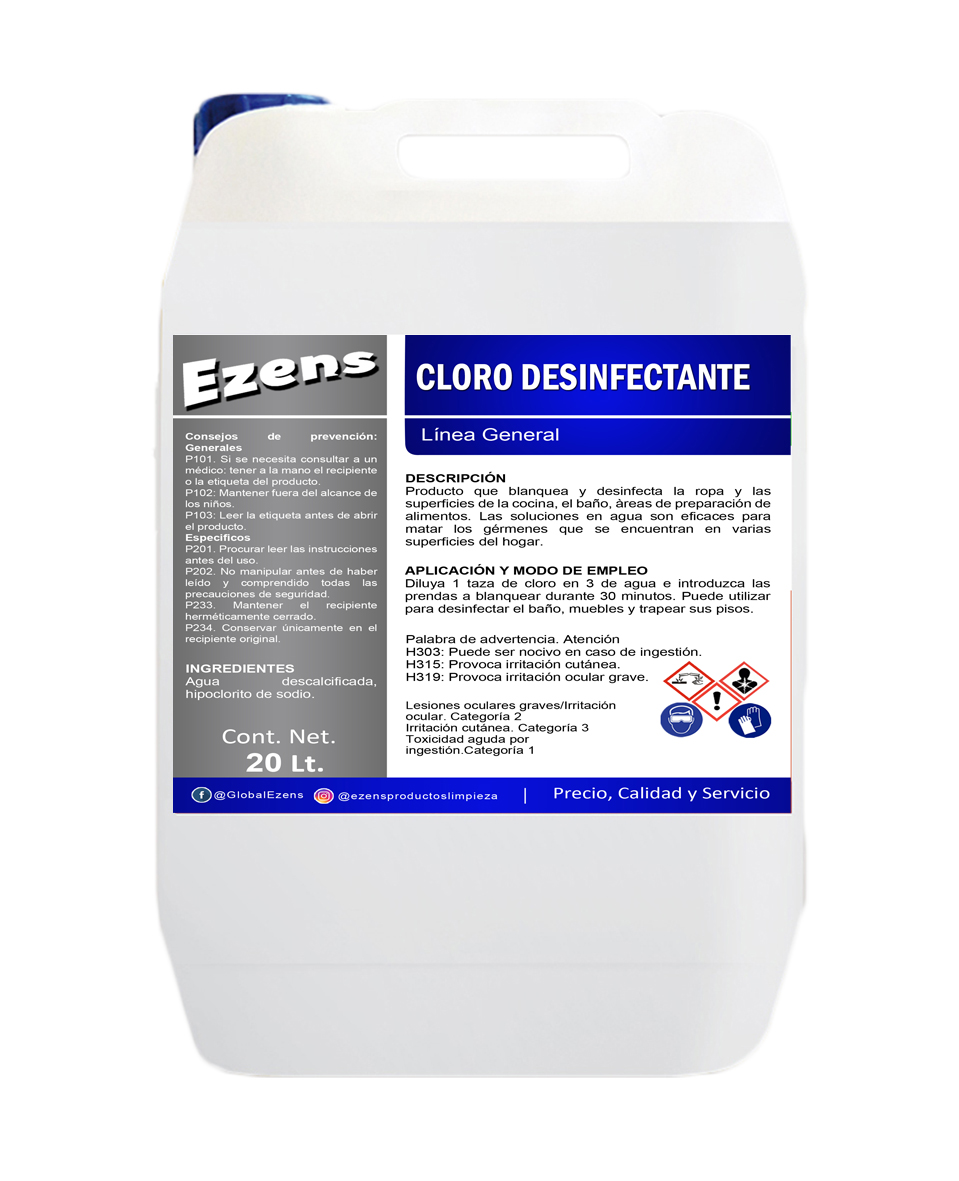 Cloro Desinfectante
